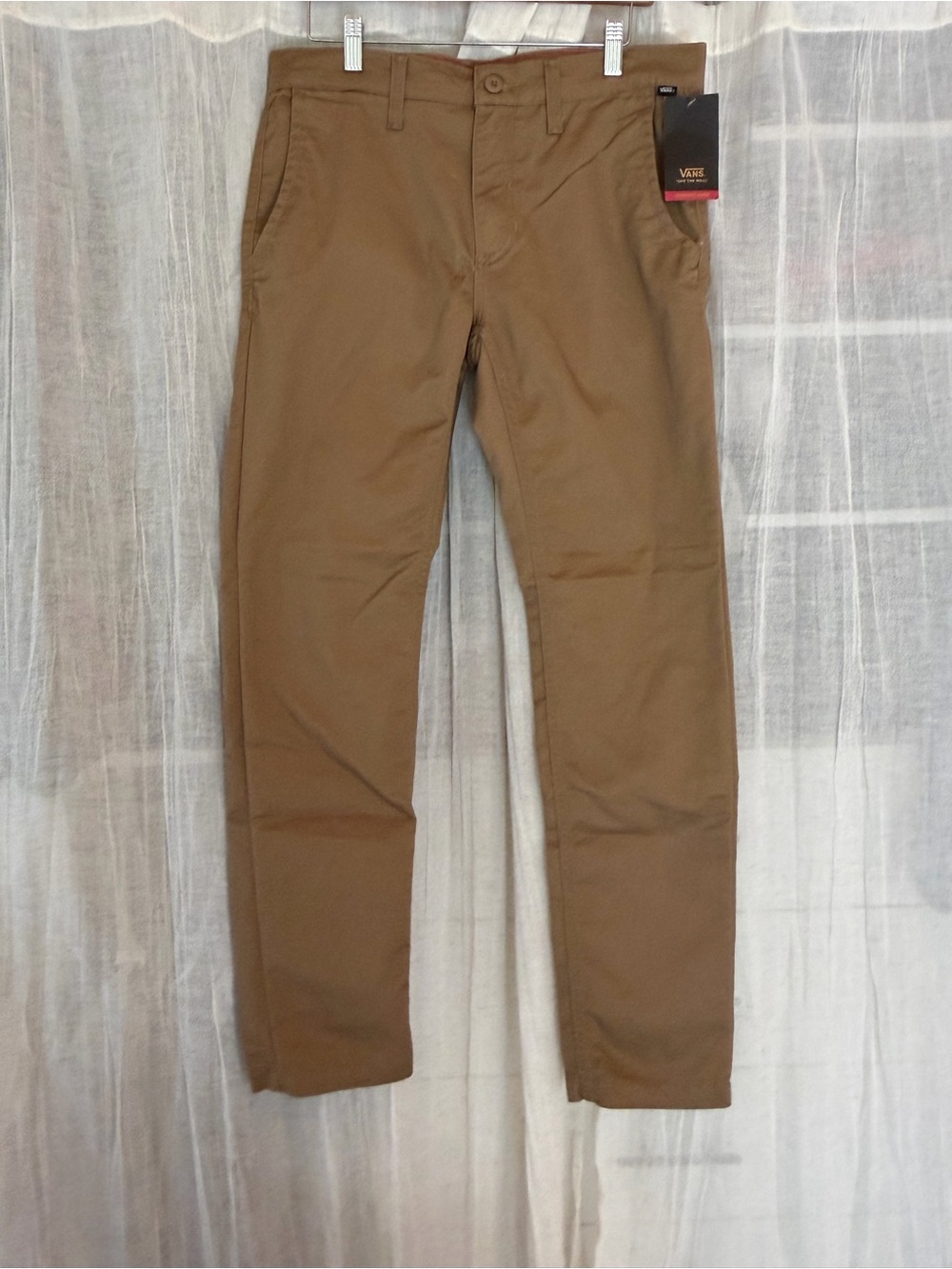 Vans Men’s Authentic Chino Slim Pants – Tan/Khaki – Size 30 – New With Tags